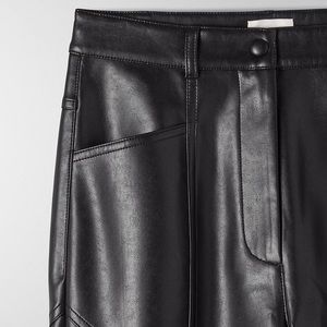 Aritzia Wilfred Rebel Faux Leather Pants